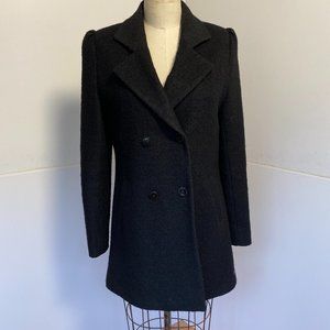 Maison Scotch Classic Double-Breasted Wool Blend Coat